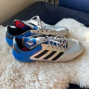 Adidas Copa 18.3 FG Metallic Silver Core Black Football Blue Men’s
